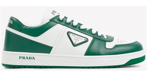 prada sneaker green|Prada suede sneakers men.